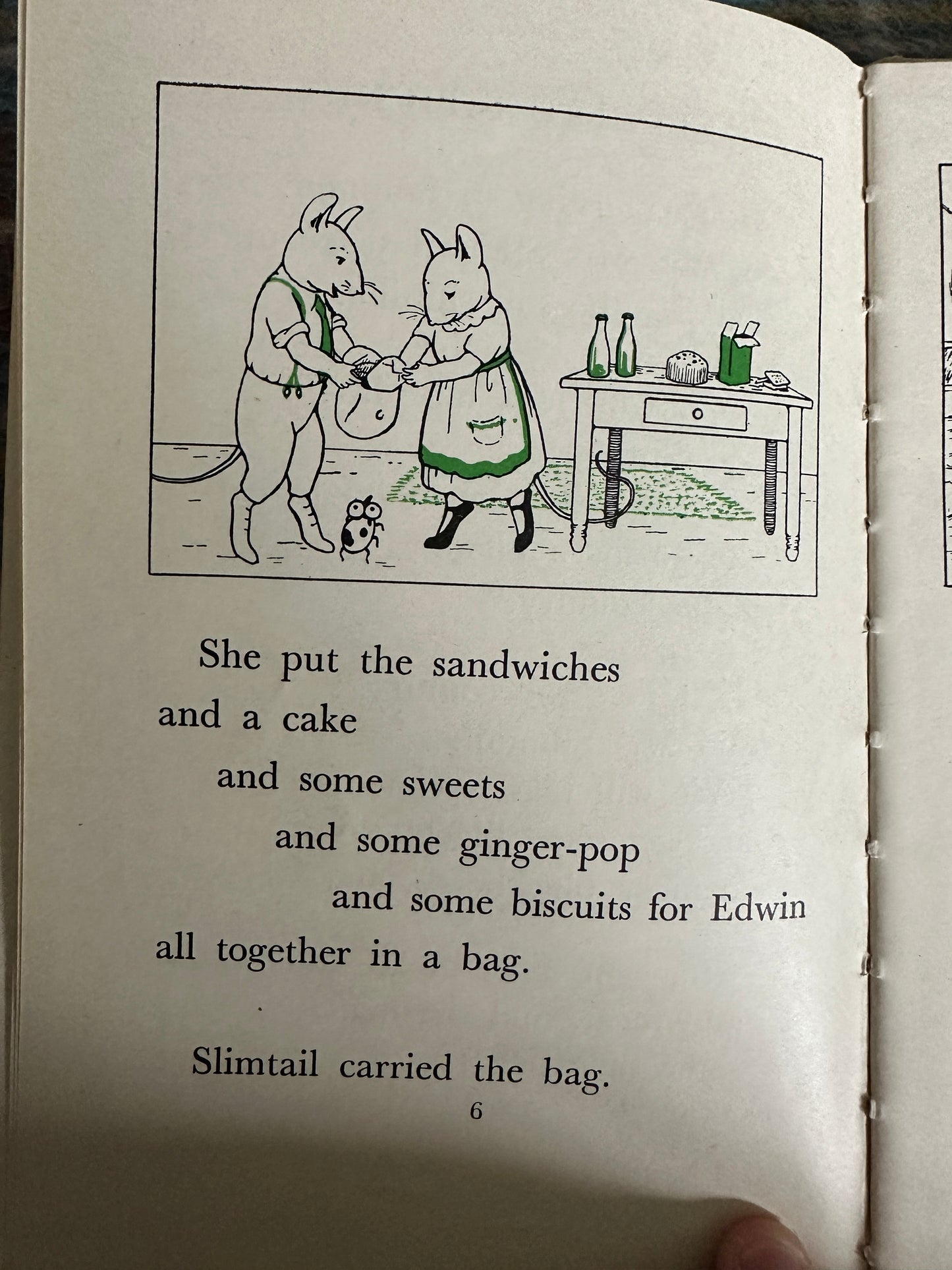 1961 Slimtail’s Picnic(Little Slimtails No4)Mary Chell & Dora Griffin (A. & C. Black Publishers)