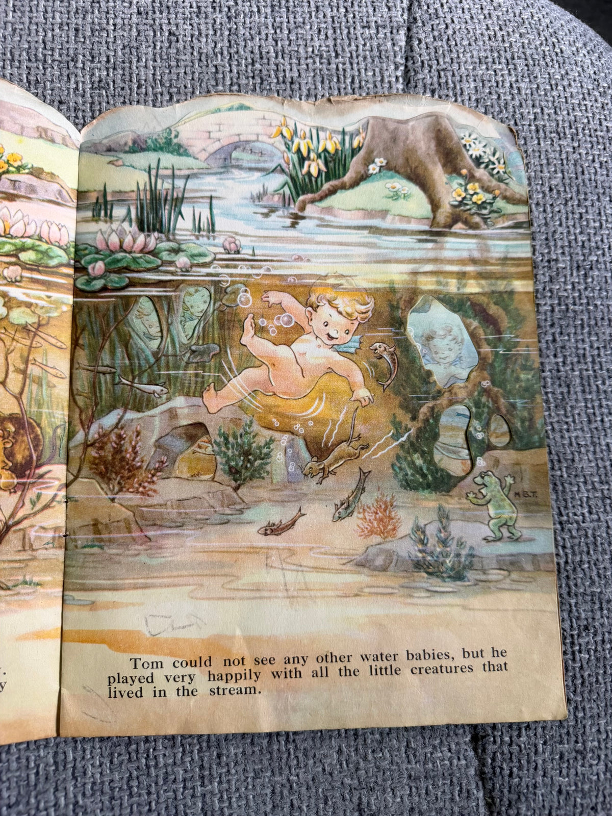 1948 The Water Babies - Molly B. Thomson (A Kiddie Kut) Collins Clear Type Press