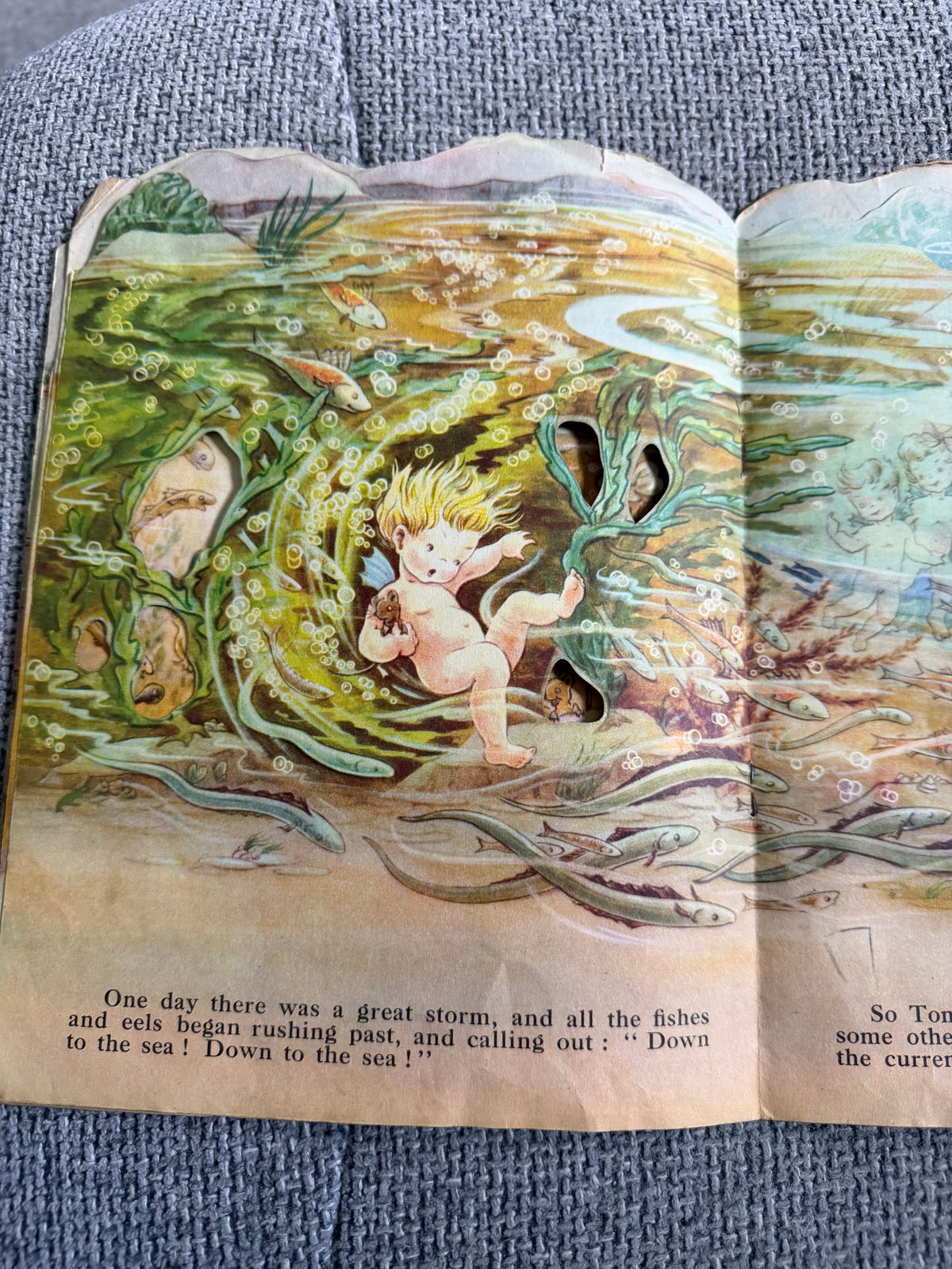 1948 The Water Babies - Molly B. Thomson (A Kiddie Kut) Collins Clear Type Press