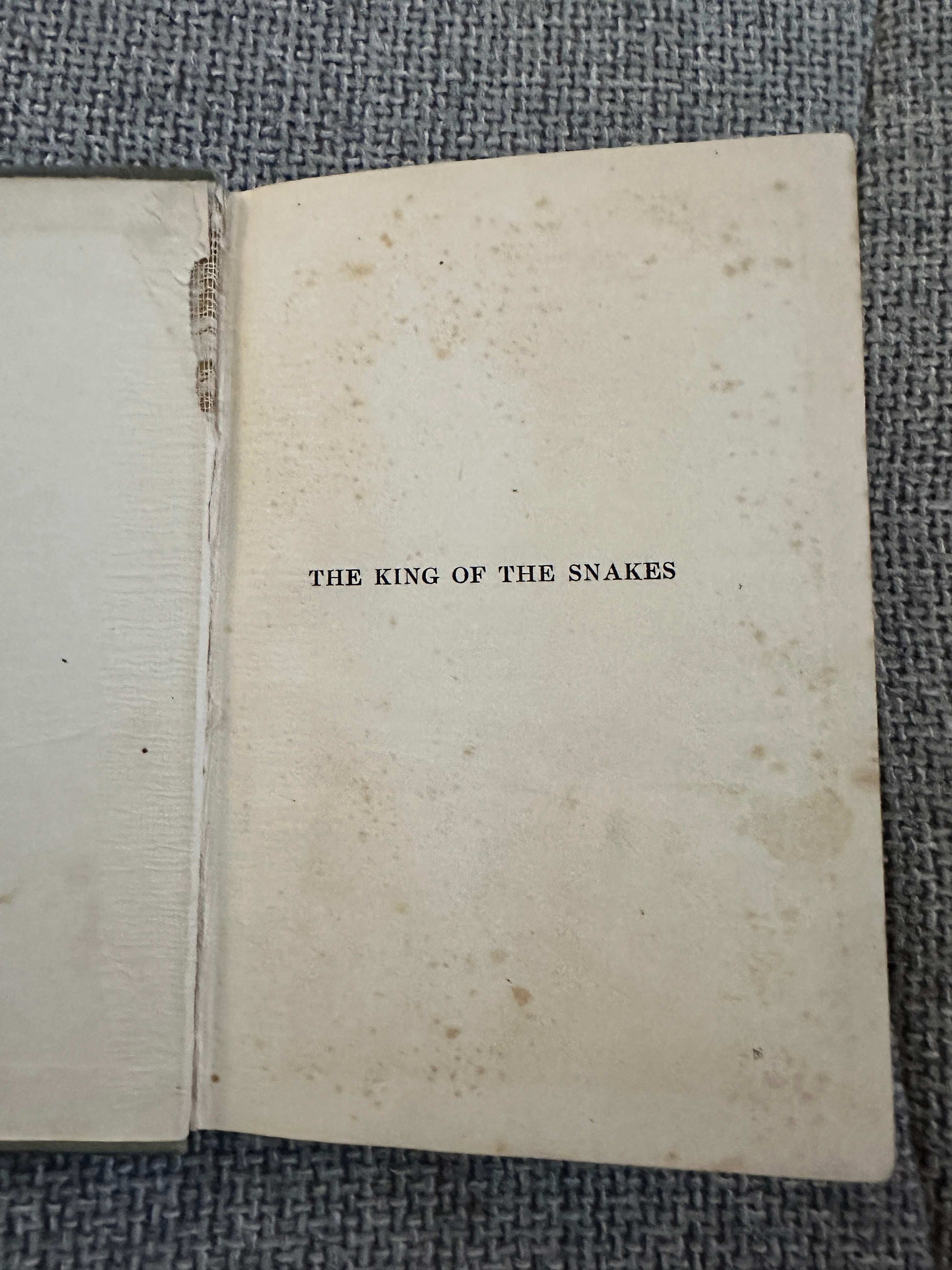 1922 The King Of The Snakes (Folk-lore stories from Uganda 🇺🇬) Rosetta Baskerville (Church Missionary Society)