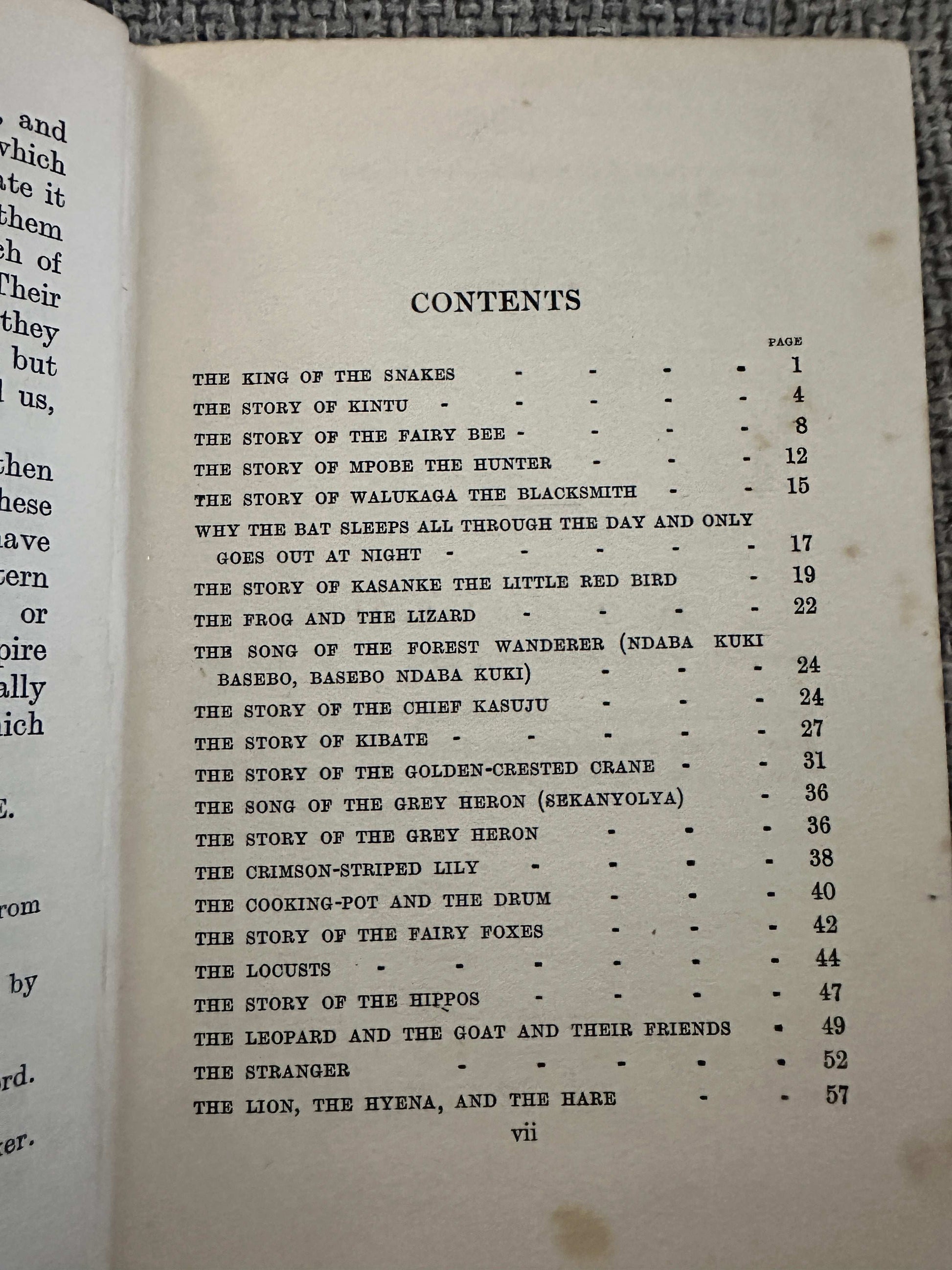 1922 The King Of The Snakes (Folk-lore stories from Uganda 🇺🇬) Rosetta Baskerville (Church Missionary Society)