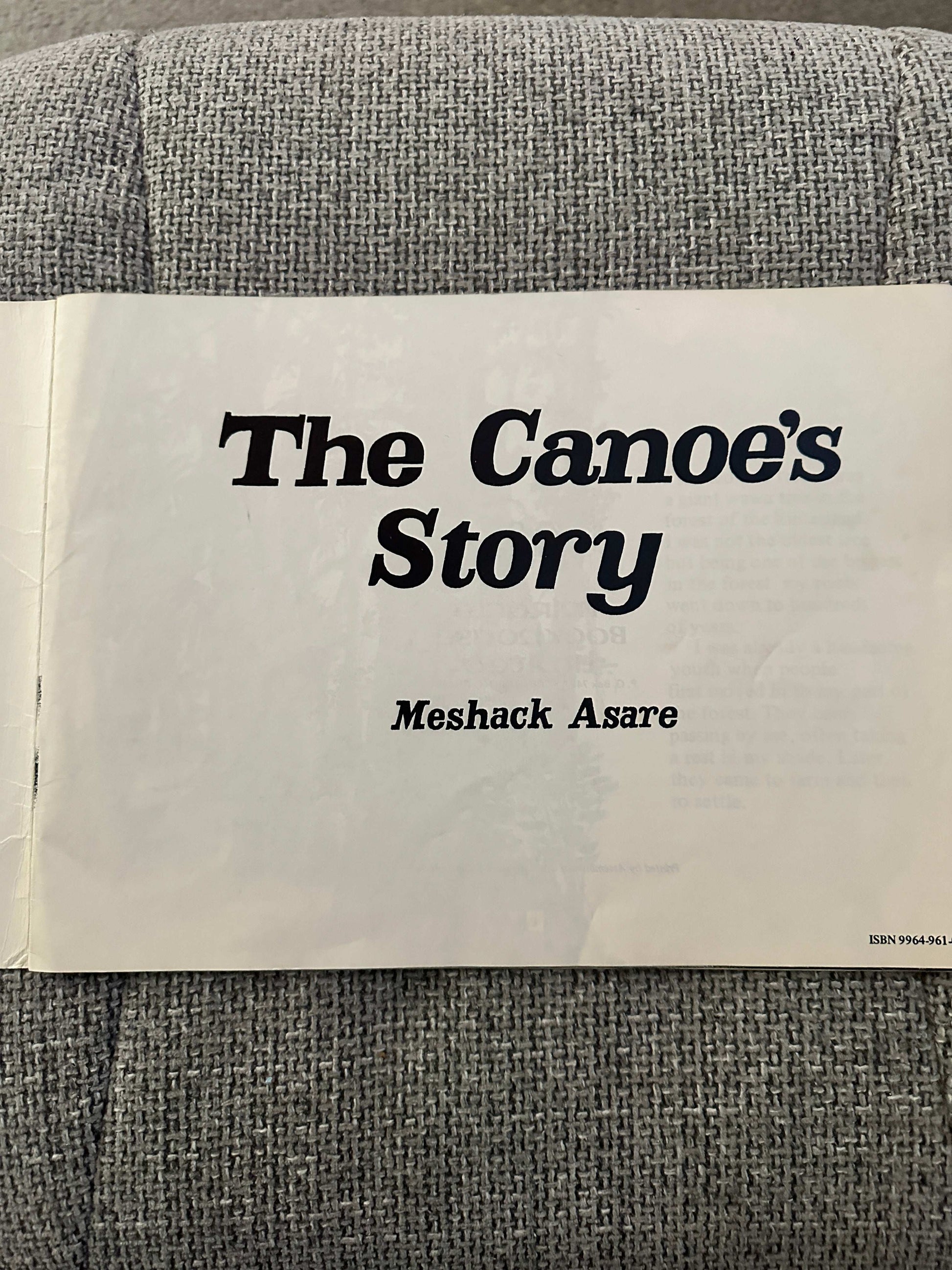 1982*1st* The Canoe’s Story - Meshack Asare (Miracle Bookhouse Ltd. Ghana 🇬🇭