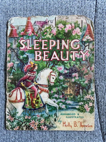 1960’s Sleeping Beauty - Molly B. Thomson ( A Kiddie Kut Book) Collins Clear type Press