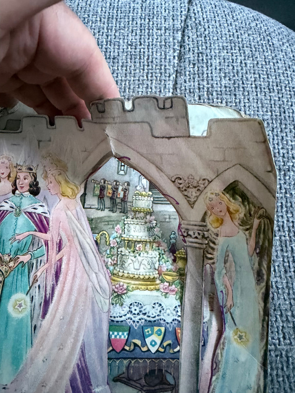 1960’s Sleeping Beauty - Molly B. Thomson ( A Kiddie Kut Book) Collins Clear type Press