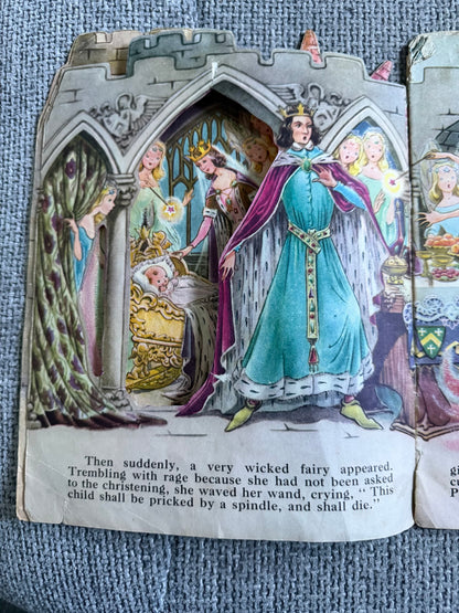 1960’s Sleeping Beauty - Molly B. Thomson ( A Kiddie Kut Book) Collins Clear type Press