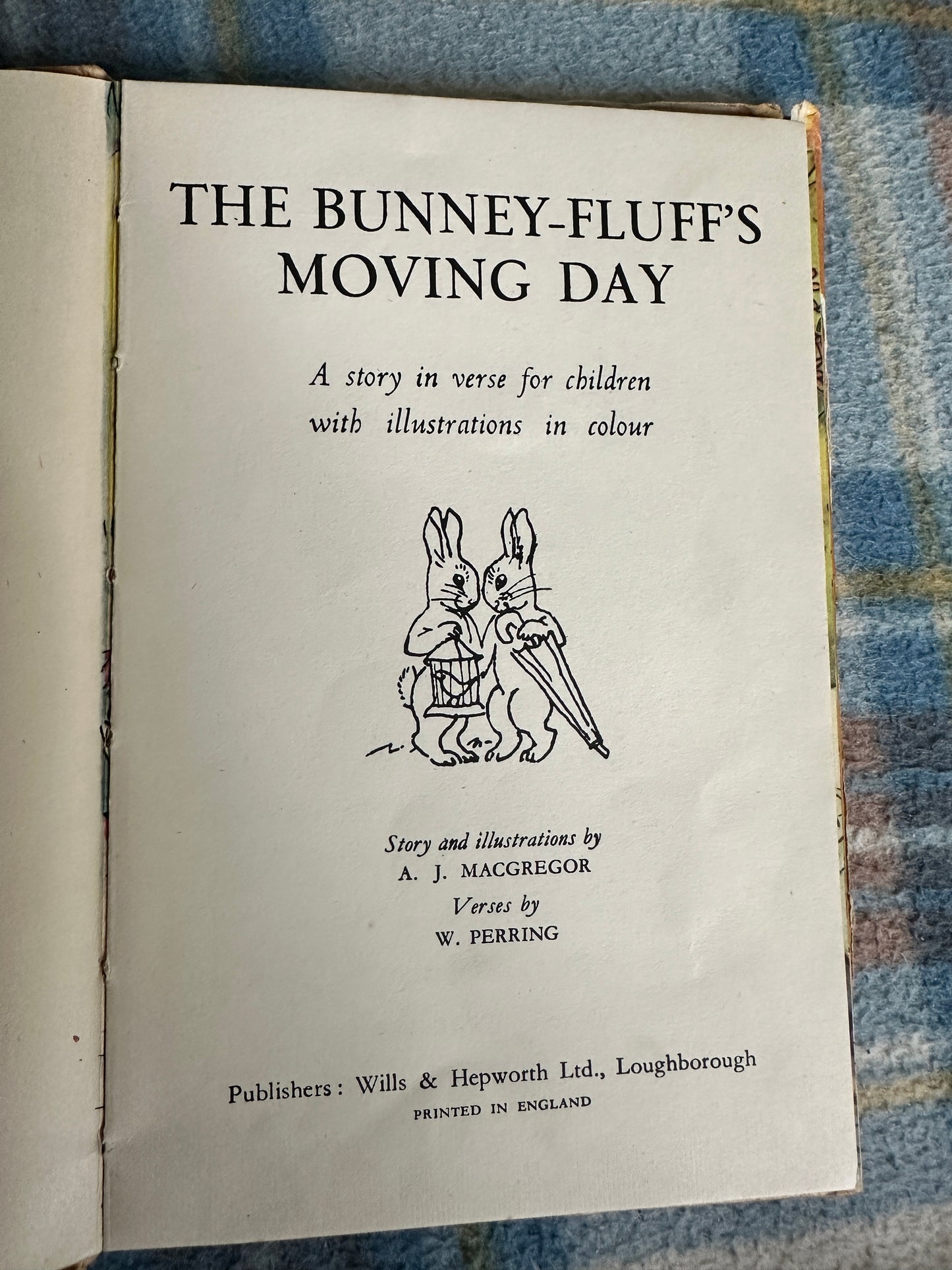 1950*1st* The Bunney-Fluffs Moving Day(Series 401 Ladybird)- A.J. MacGregor & W. Perring(Wills & Hepworth)