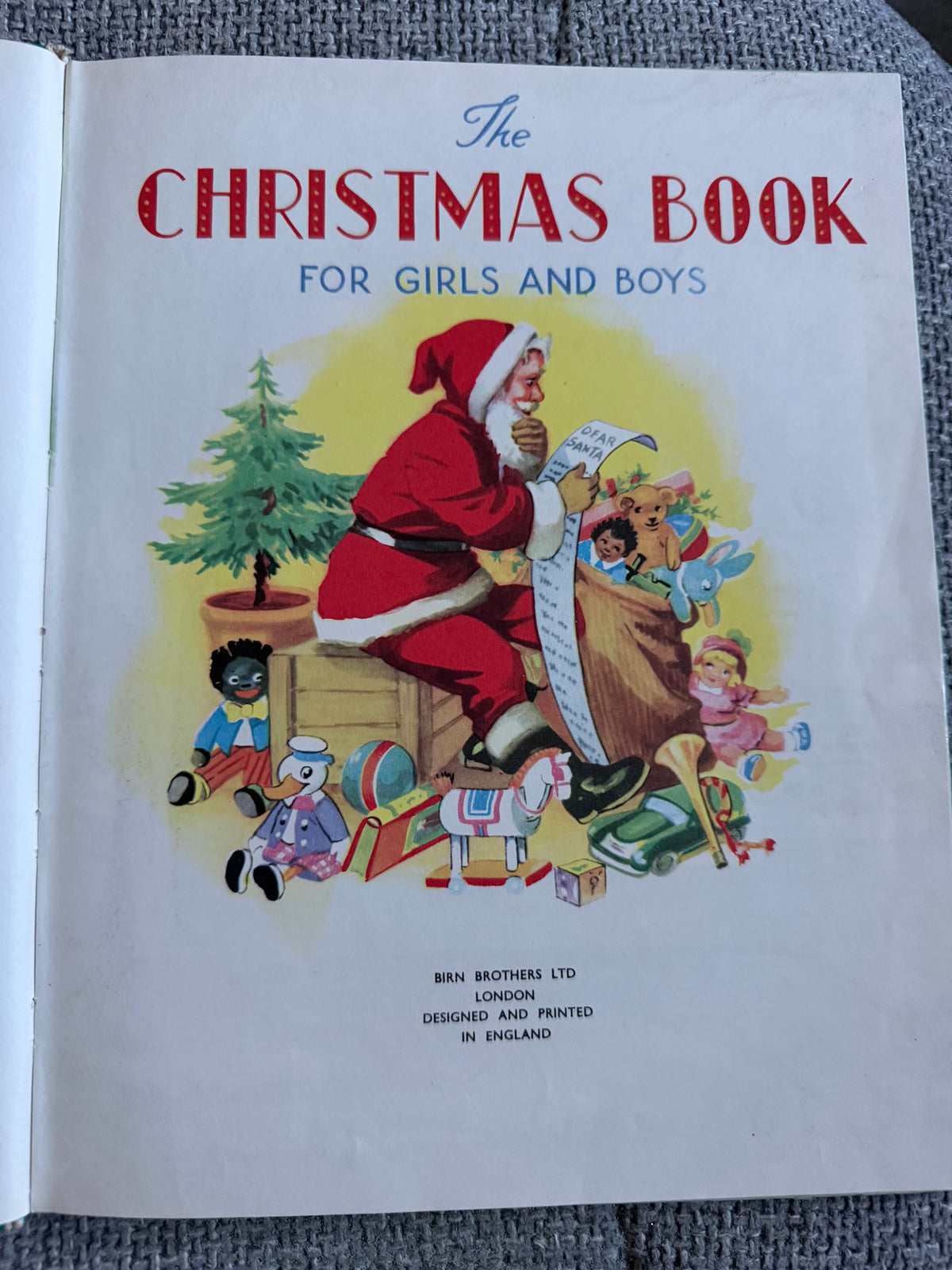 1950’s The Christmas Book For Girls & Boys (Birn Brothers)