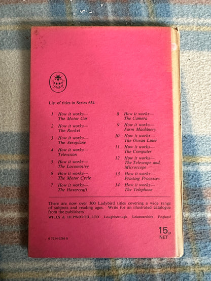 1974 The Computer(How It Works)(Series 654 Ladybird) David Carey & B. H. Robinson Illust)Wills & Hepworth