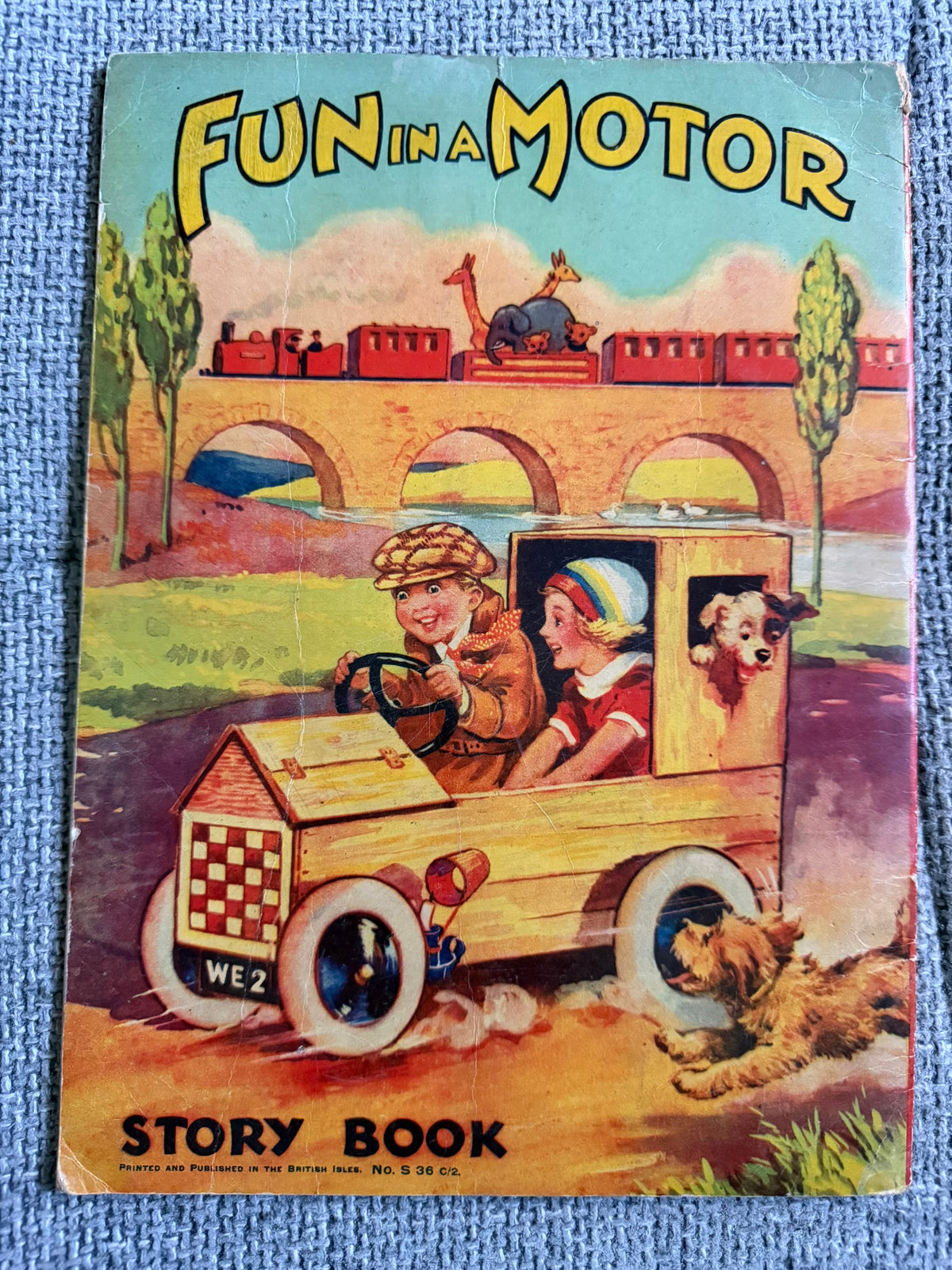 1950’s Fun In A Motor - Printed In The British Isles