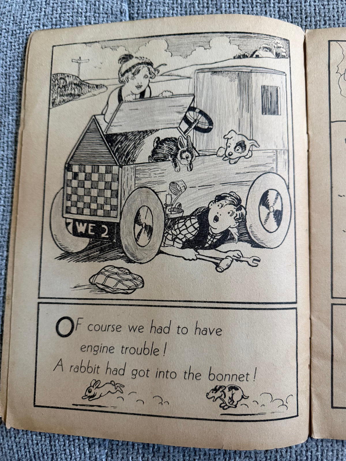 1950’s Fun In A Motor - Printed In The British Isles