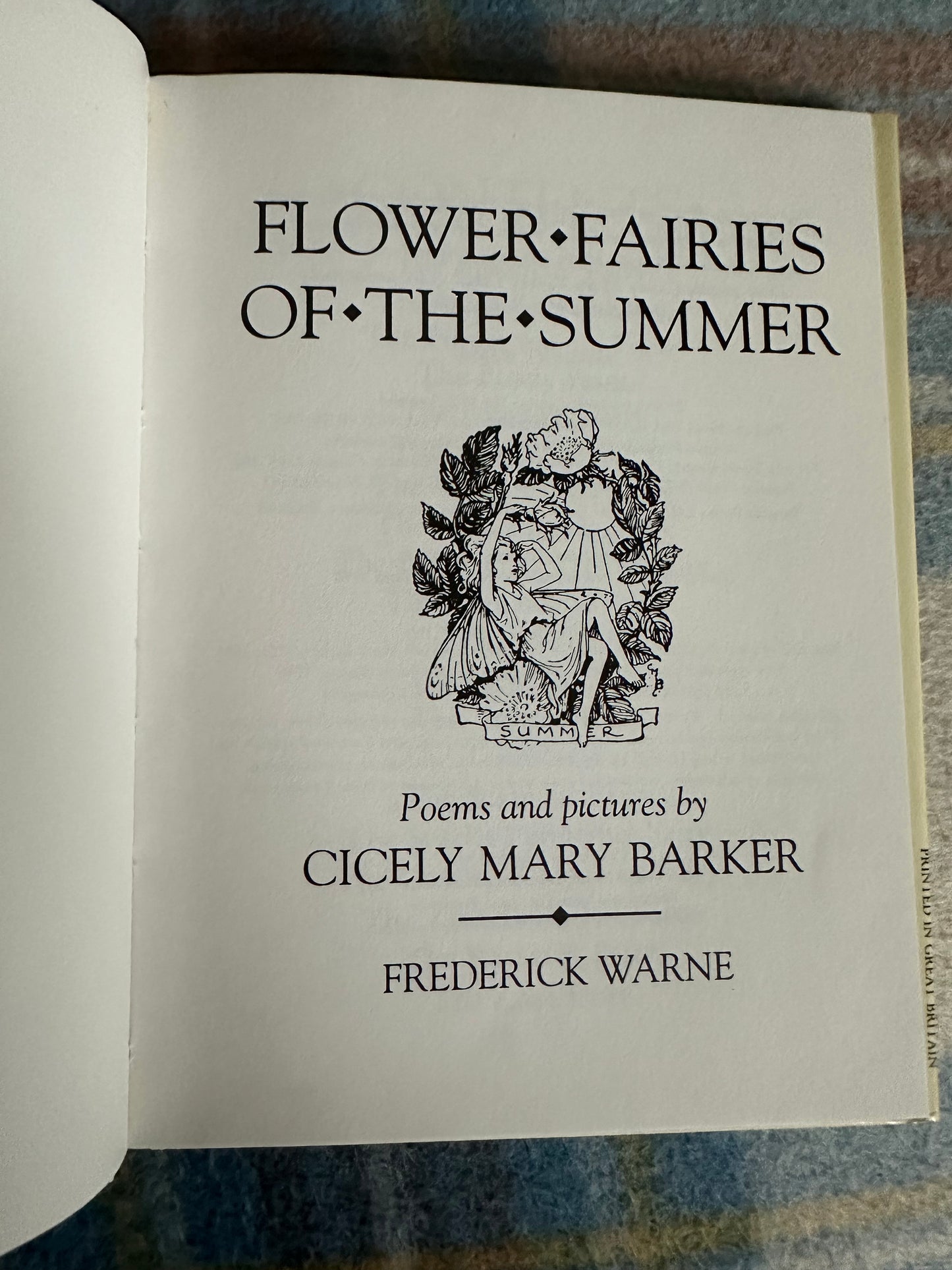 1990 Flower Fairies Of The Summer - Cicely Mary Barker(Frederick Warne & Co Ltd