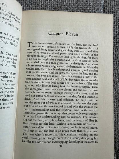 1940*1st*Grapes Of Wrath - John Steinbeck (Reprint Society)