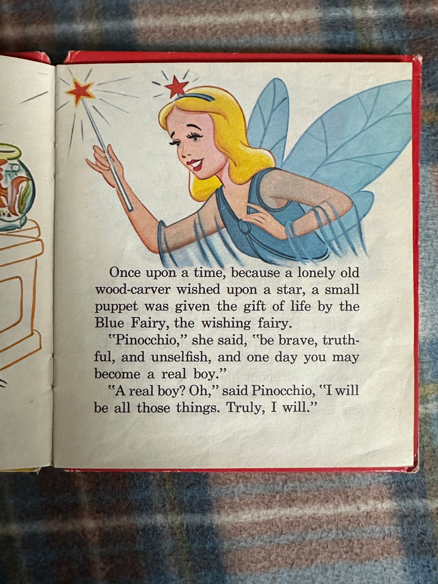 1961 Pinocchio retold by Dorothy Haas(Illustrated Frank McSavage & Frank Fisher) Whitman Book