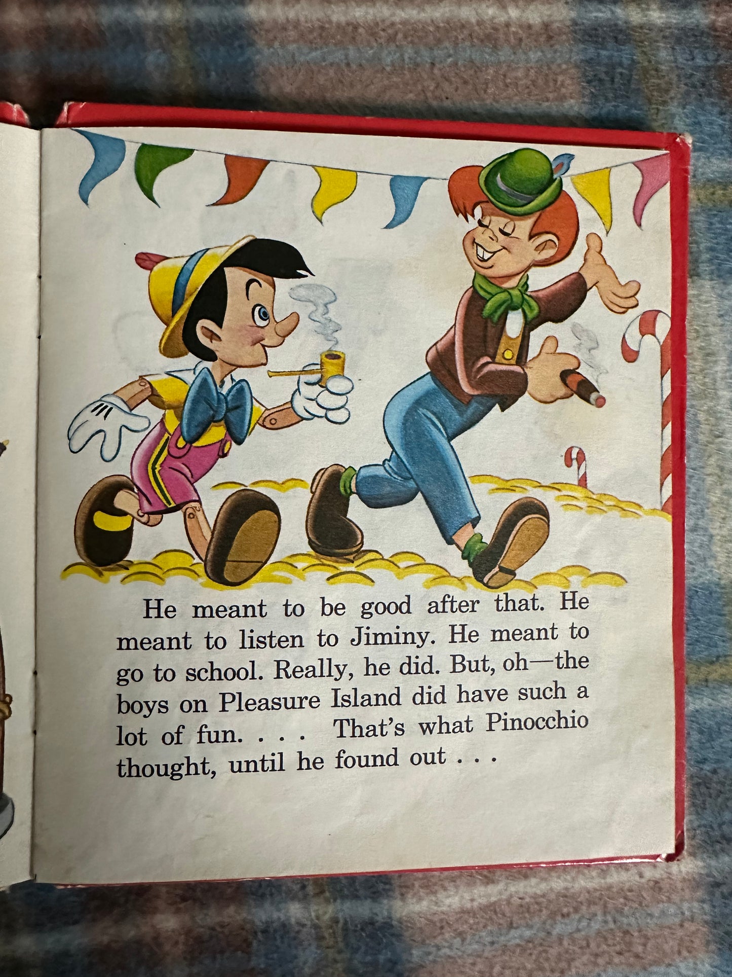 1961 Pinocchio retold by Dorothy Haas(Illustrated Frank McSavage & Frank Fisher) Whitman Book