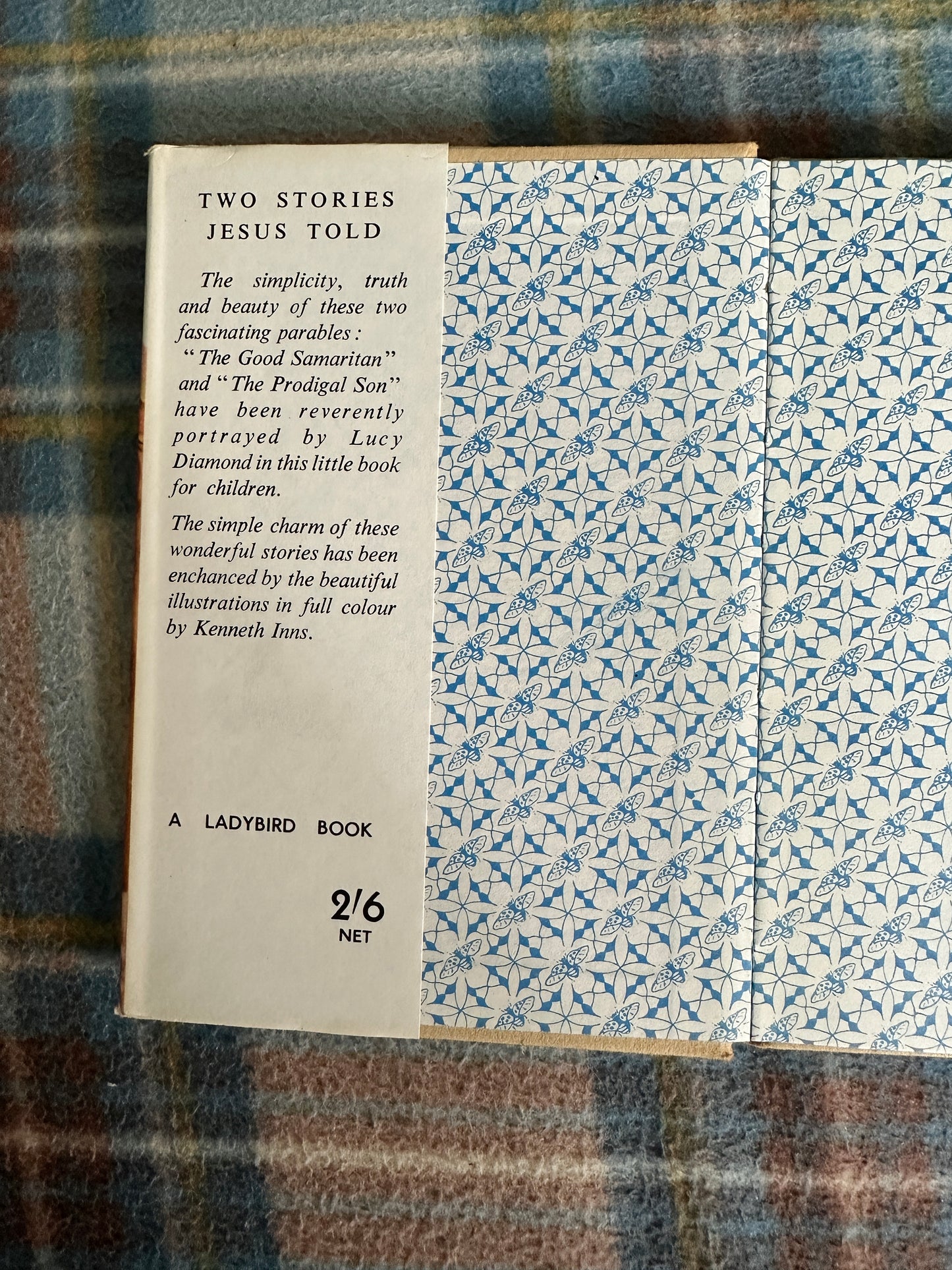 1956 Two Stories Jesus Told(Series 522 Ladybird) Lucy Diamond(Illust Kenneth Innes) Wills & Hepworth