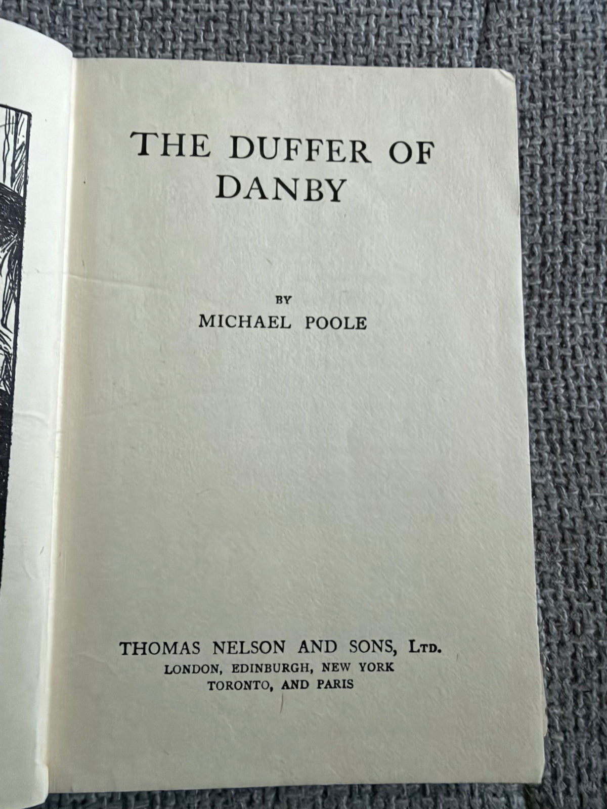 1942 The Duffer Of Danby - Michael Poole (Thomas Nelson & Sons Ltd)
