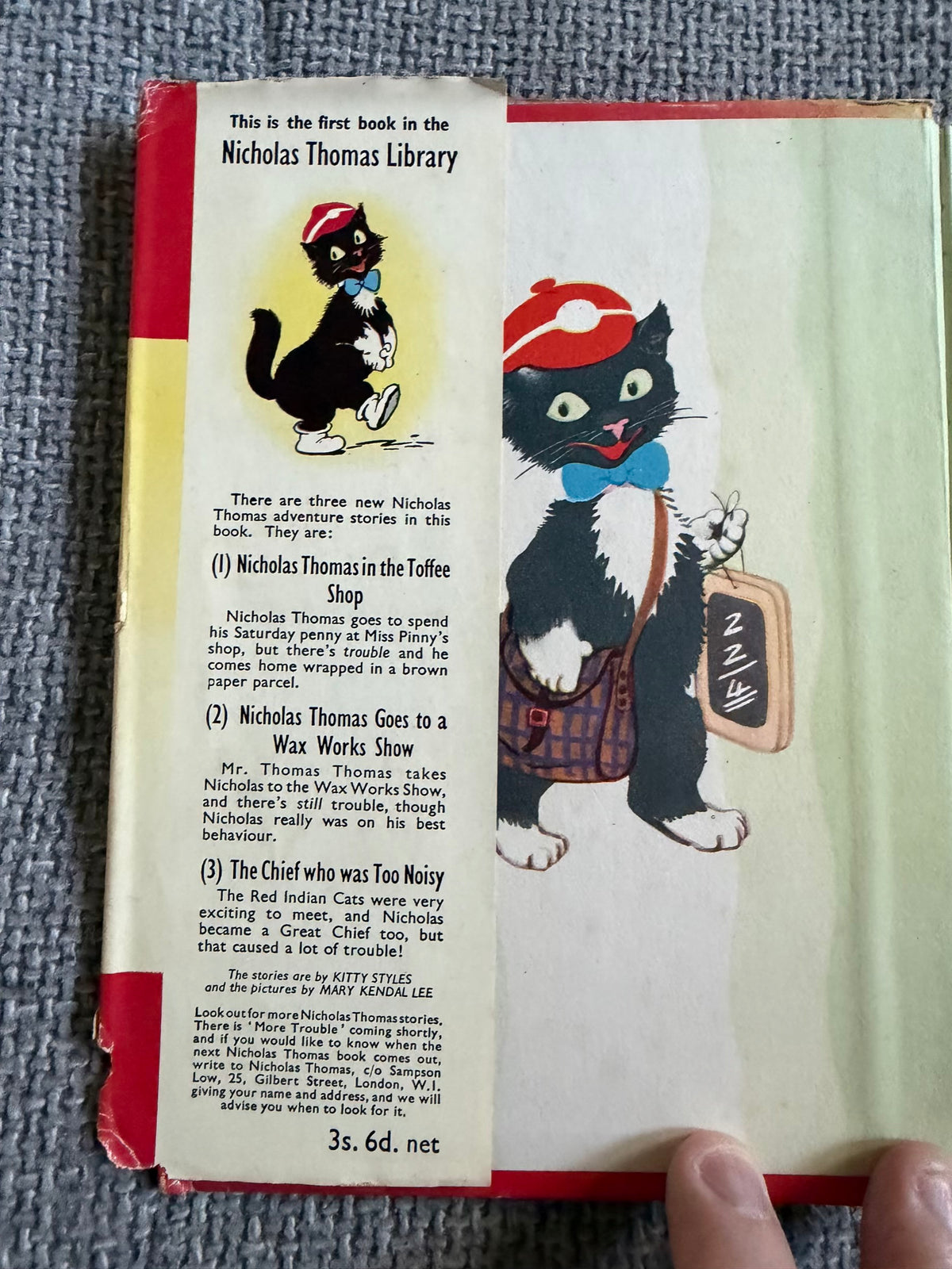 1948 Nicholas Thomas Gets Into Trouble - Kitty Styles (Mary Kendall Lee illust) Sampson Low & Marston Ltd