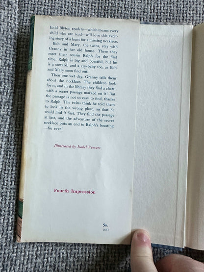 1964 The Secret Necklace - Enid Blyton (Isabel Veevers Illust) Lutterworth Press