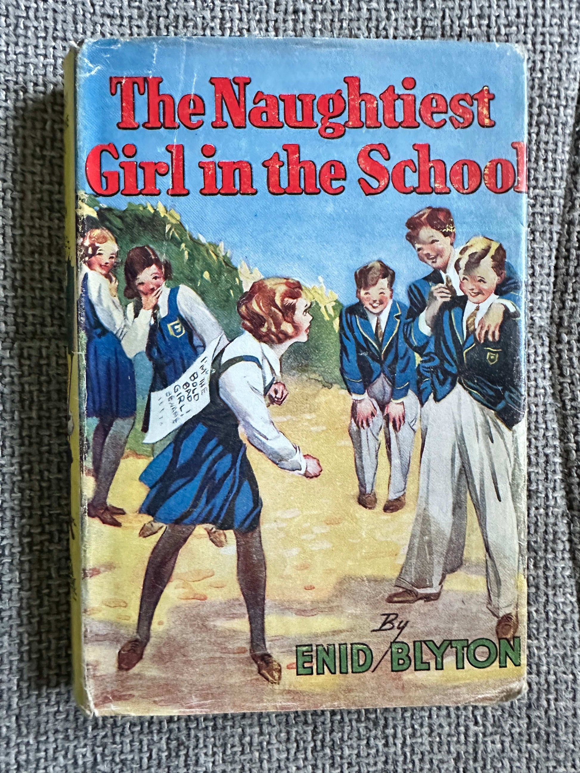 1958 The Naughtiest Girl In The School - Enid Blyton (W. Lindsay Cable Illust) George Newnes Ltd.