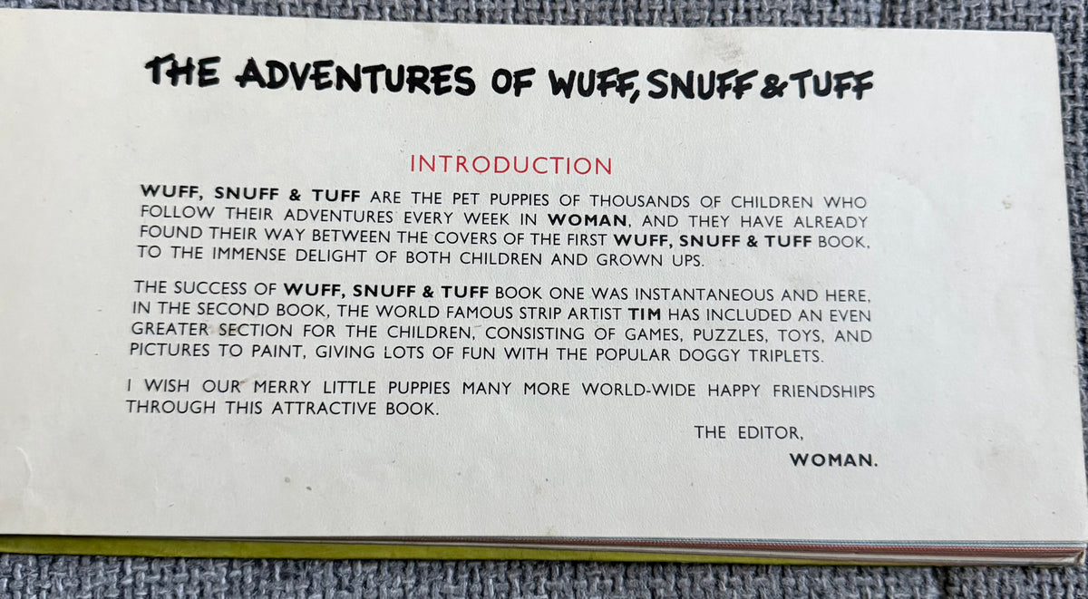 1947 Wuff, Snuff & Tuff by Tim (Rylee Ltd)