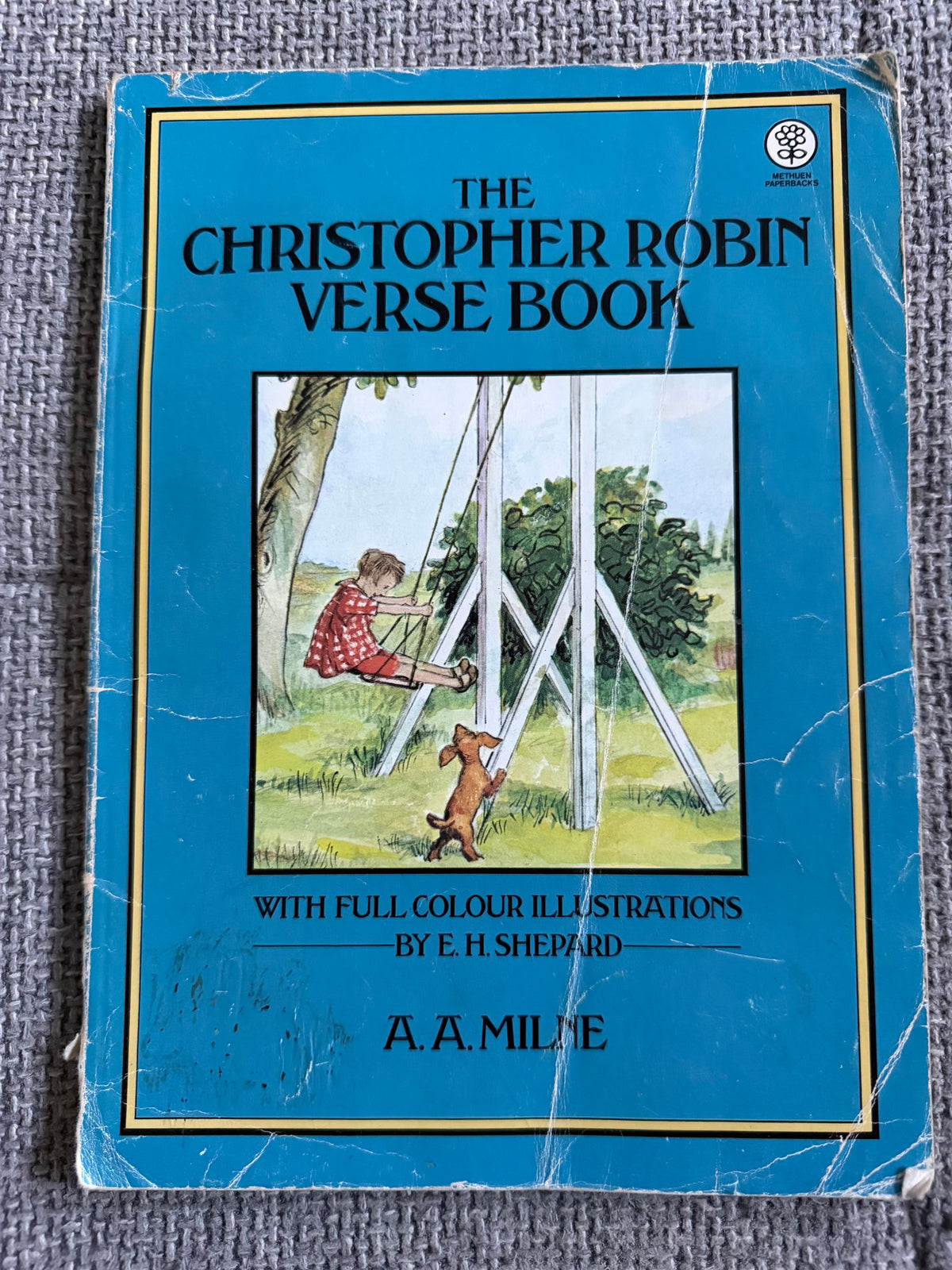 1975 The Christopher Robin Verse Book - A. A. Milne (E. H. Shepard full colour illustration) Methuen