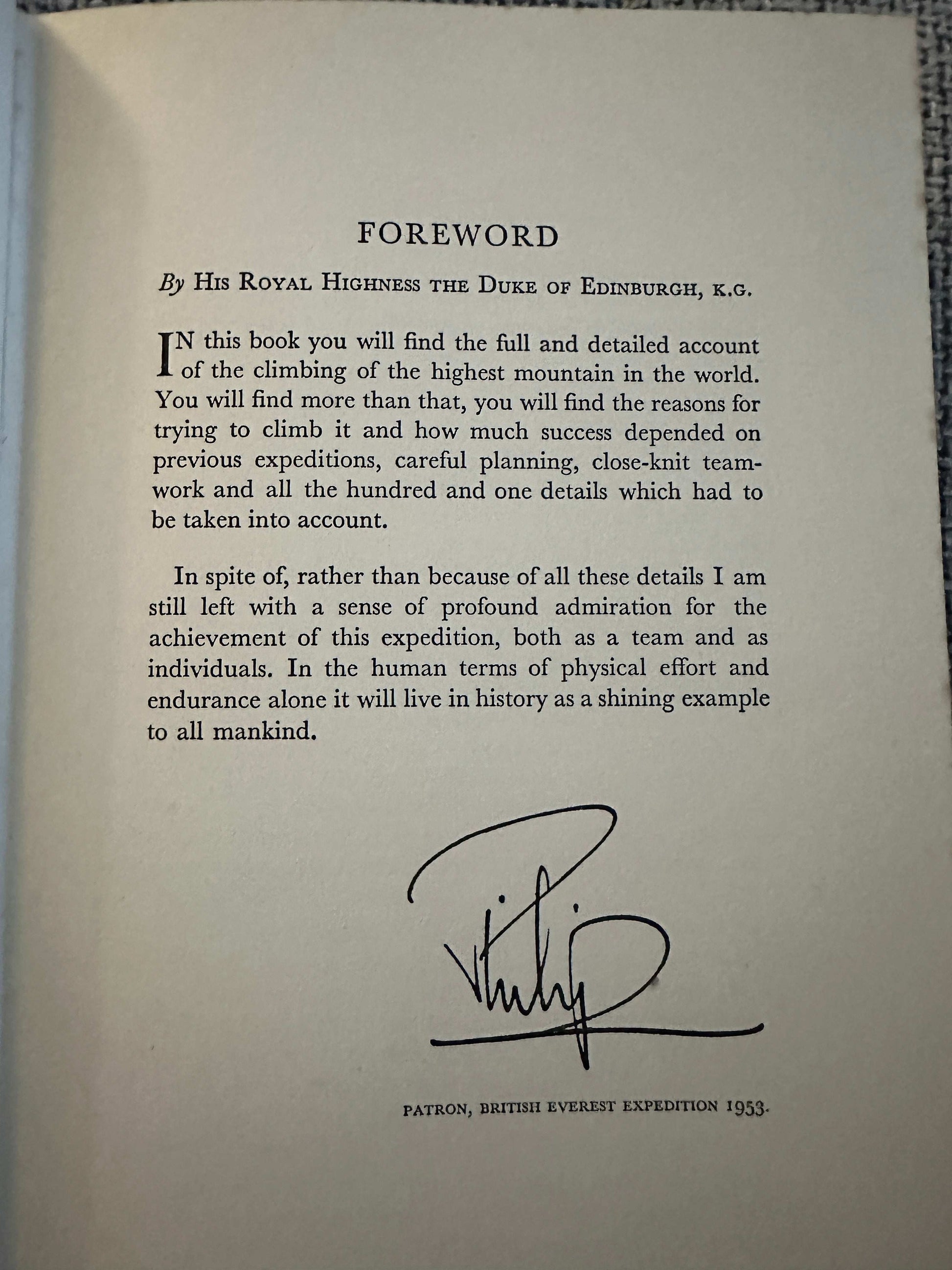 1953*1st* The Ascent Of Everest - John (Brigadier Sir C. B. E., D. S. O.) Hunt (Cover by W. Heaton Copper) Hodder & Stoughton