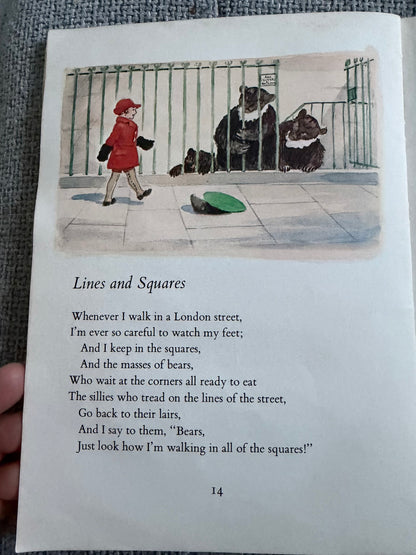 1975 The Christopher Robin Verse Book - A. A. Milne (E. H. Shepard full colour illustration) Methuen
