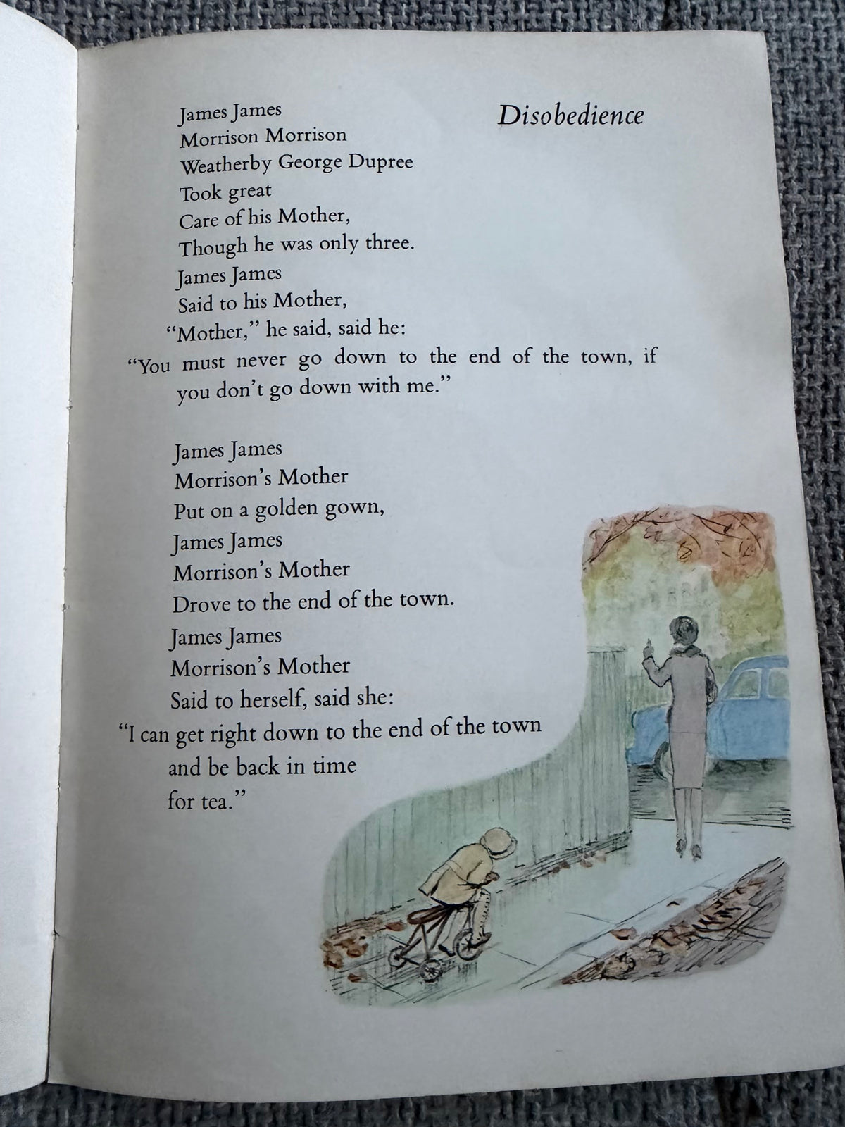 1975 The Christopher Robin Verse Book - A. A. Milne (E. H. Shepard full colour illustration) Methuen