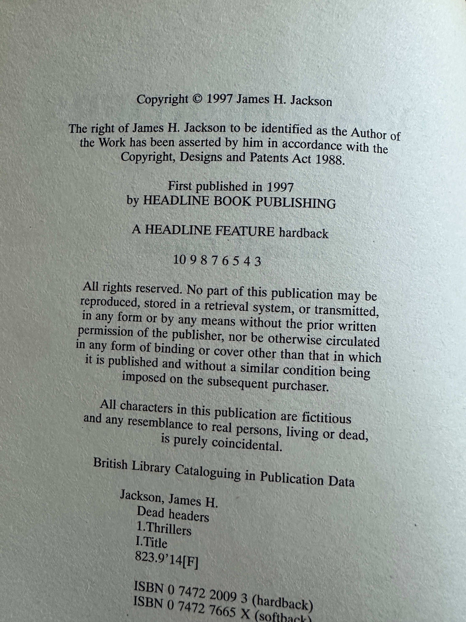 1997 Dead Headers - James H. Jackson (Headline Feature)