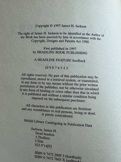 1997 Dead Headers - James H. Jackson (Headline Feature)