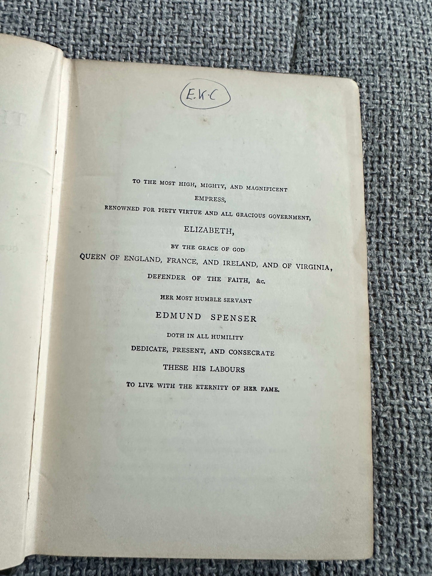 1888 The Faery Queen - Edmund Spenser (Frederick Warne & Co.)