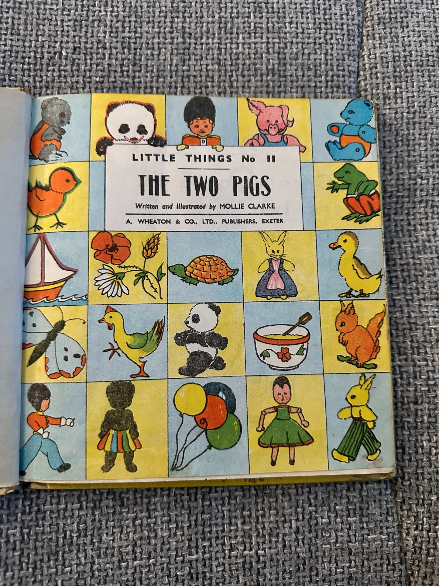 1960’s Little Things 11 & 12 (The Two Pigs & The Lost Rabbit) Mollie Clarke ( A. Wheaton & Co)