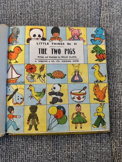 1960’s Little Things 11 & 12 (The Two Pigs & The Lost Rabbit) Mollie Clarke ( A. Wheaton & Co)