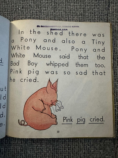 1960’s Little Things 11 & 12 (The Two Pigs & The Lost Rabbit) Mollie Clarke ( A. Wheaton & Co)