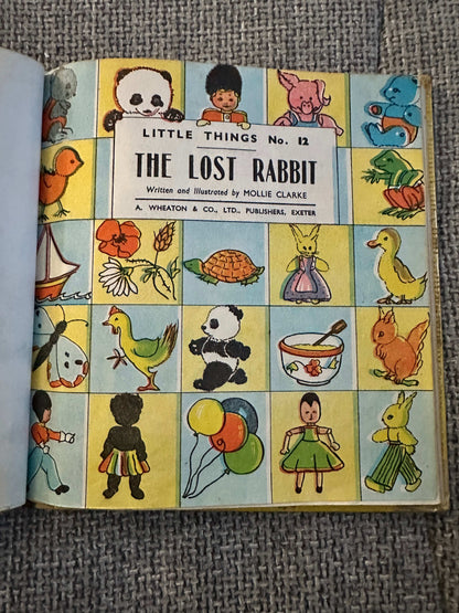 1960’s Little Things 11 & 12 (The Two Pigs & The Lost Rabbit) Mollie Clarke ( A. Wheaton & Co)