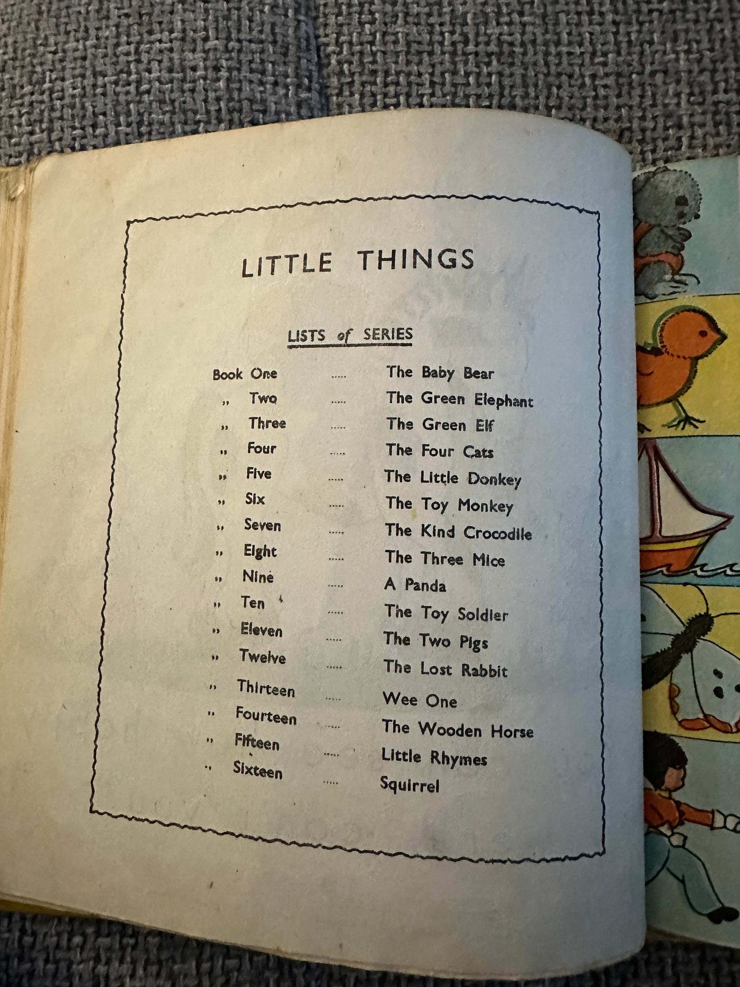 1960’s Little Things 11 & 12 (The Two Pigs & The Lost Rabbit) Mollie Clarke ( A. Wheaton & Co)