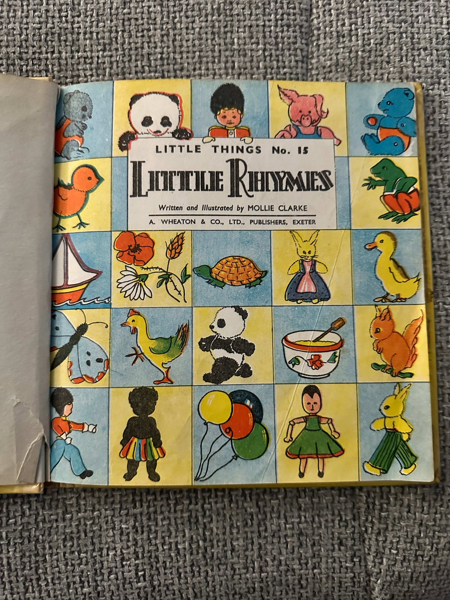 1960’s Little Things No. 15 & 16 (Little Rhymes & Squirrel) Mollie Clarke ( A. Wheaton & Co)