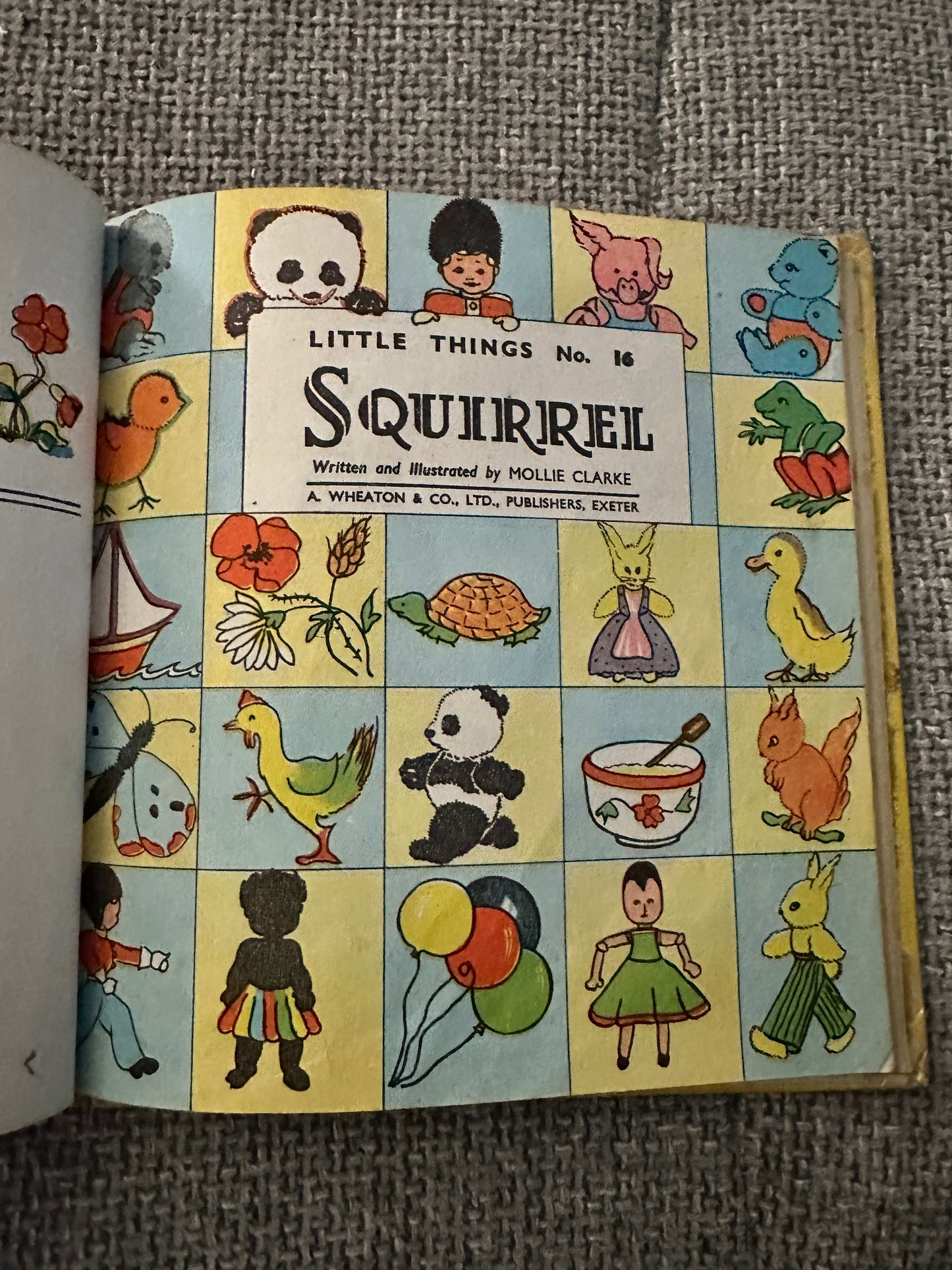1960’s Little Things No. 15 & 16 (Little Rhymes & Squirrel) Mollie Clarke ( A. Wheaton & Co)