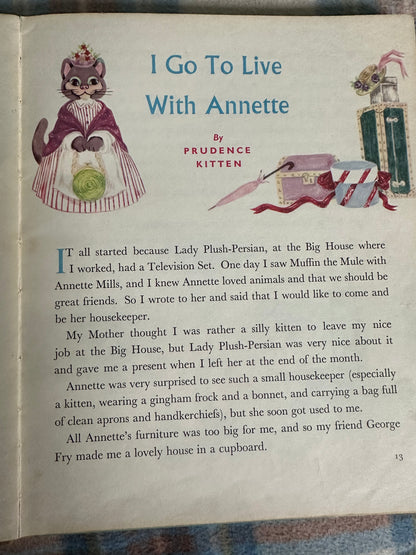 1955 My Annette Mills Gift Book(Heirloom Library)