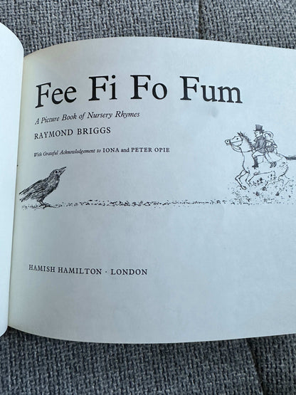 1967 Fee Fi Fo Fum - Raymond Briggs (Hamish Hamilton)