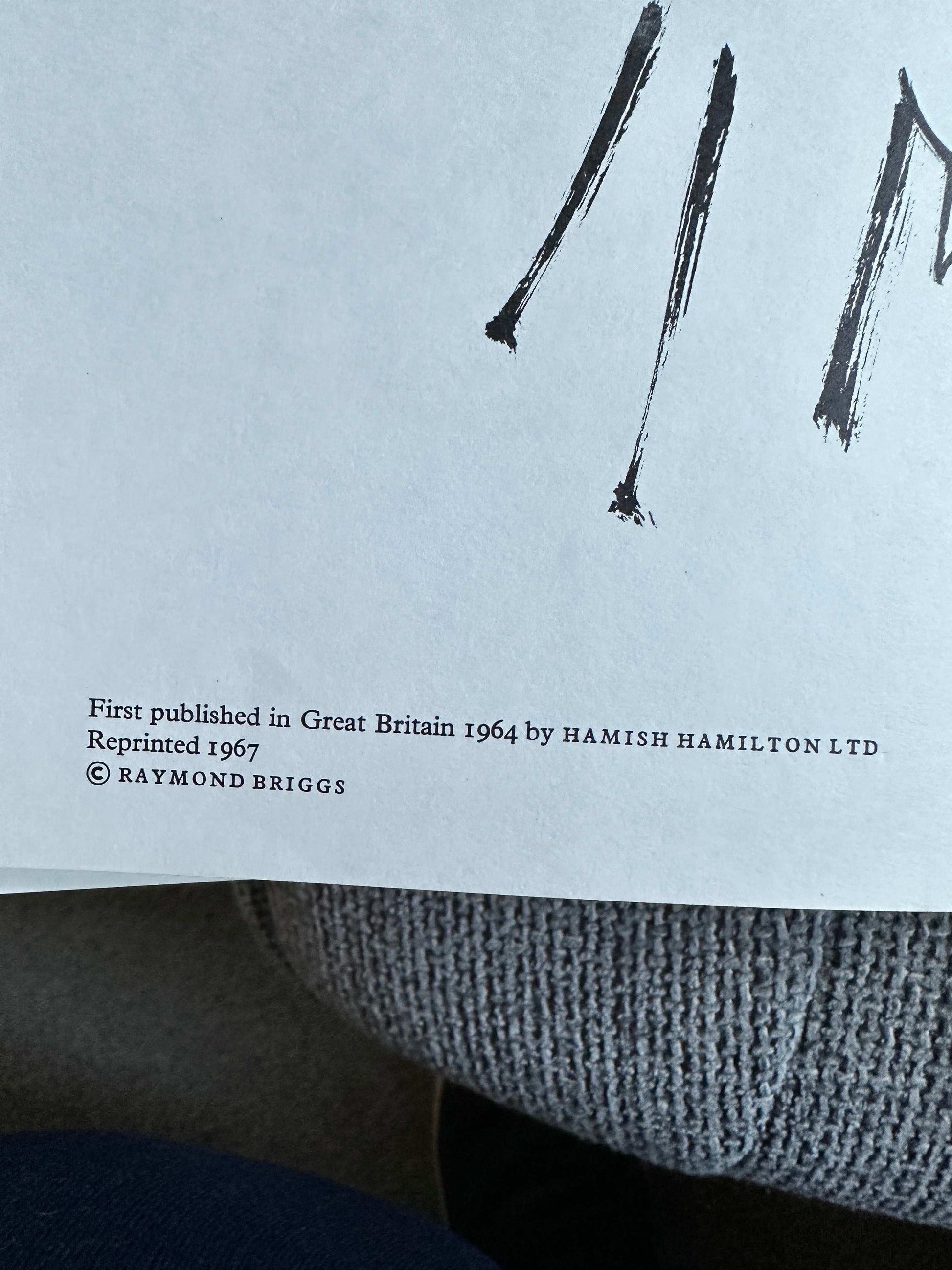 1967 Fee Fi Fo Fum - Raymond Briggs (Hamish Hamilton)