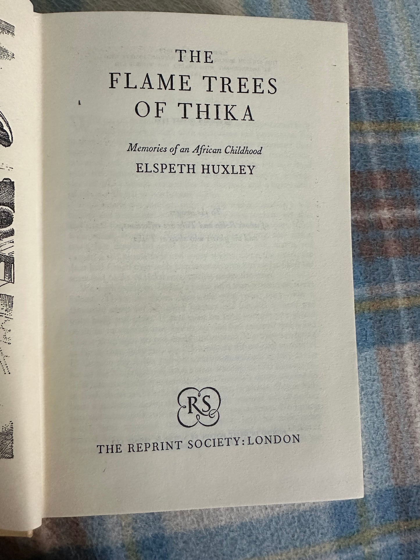1960*1st* The Flame Trees Of Thika - Elspeth Huxley(World Books)