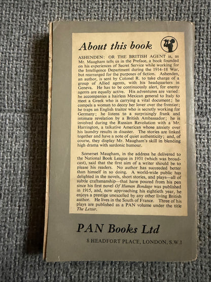1952*1st* Ashenden or The British Spy - W. Somerset Maugham (Pan Books)