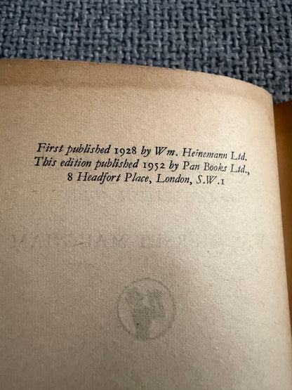 1952*1st* Ashenden or The British Spy - W. Somerset Maugham (Pan Books)