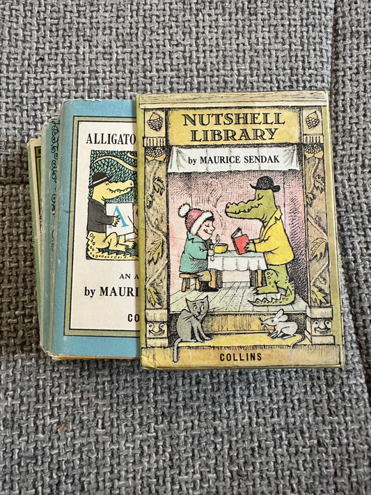 1990 The Nutshell Library - Maurice Sendak (Collins) 4 x Miniature Books
