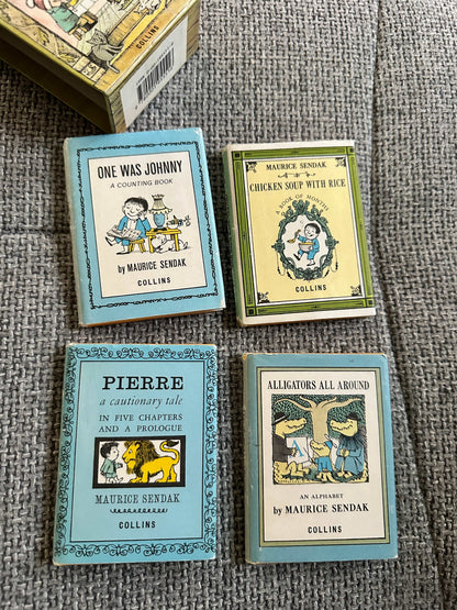 1990 The Nutshell Library - Maurice Sendak (Collins) 4 x Miniature Books