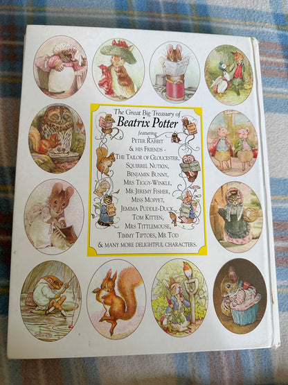 1996 The Great Big Treasury Of Beatrix Potter with original illustrations(Leopard Books)