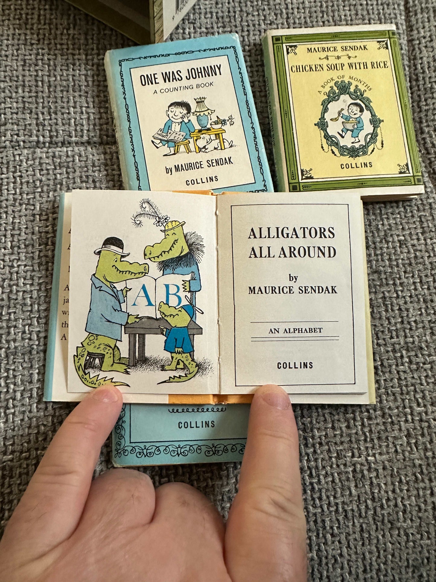 1990 The Nutshell Library - Maurice Sendak (Collins) 4 x Miniature Books