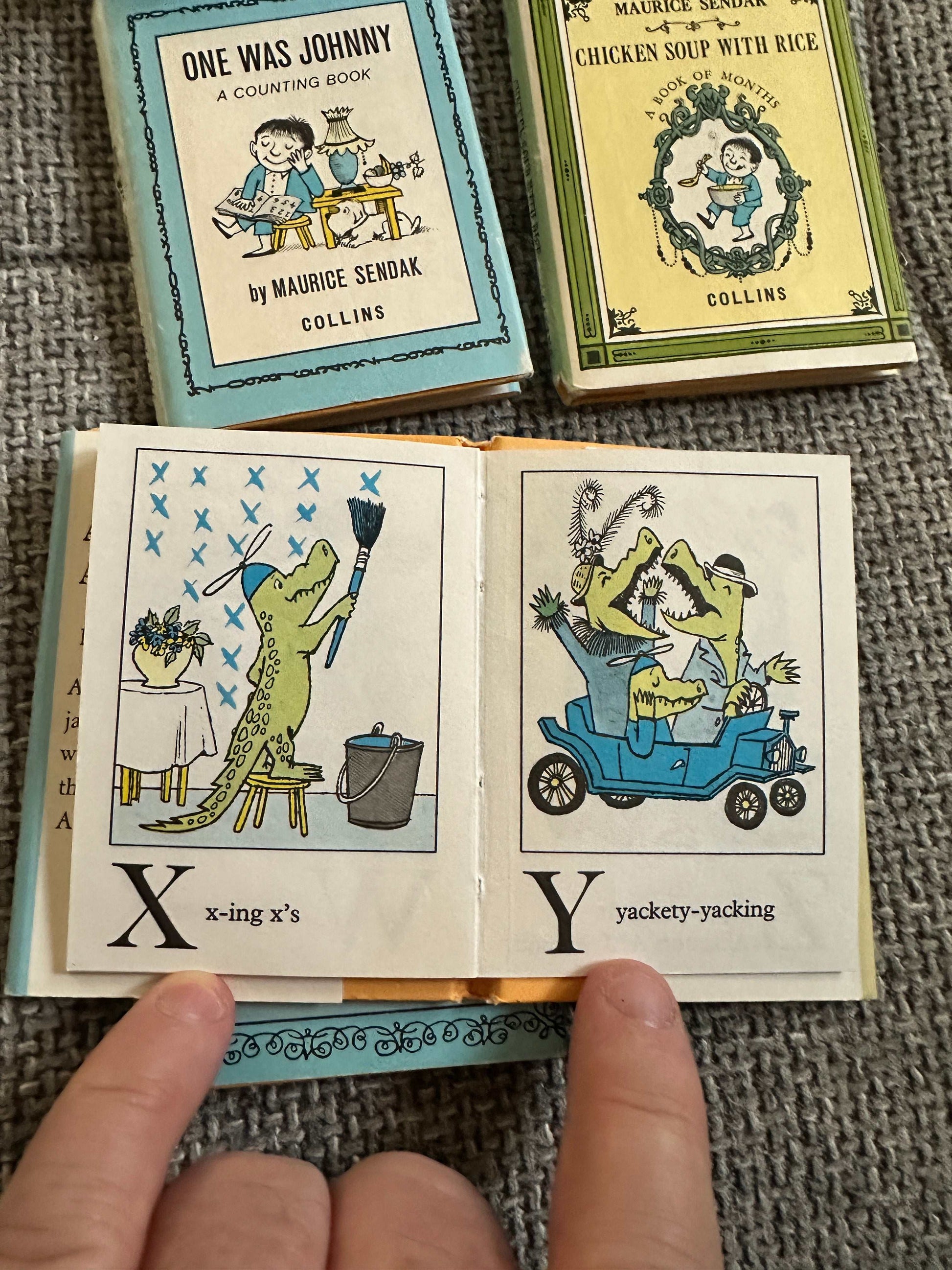 1990 The Nutshell Library - Maurice Sendak (Collins) 4 x Miniature Books