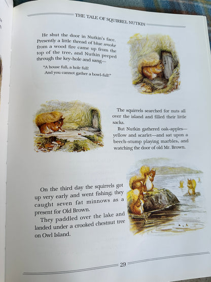 1996 The Great Big Treasury Of Beatrix Potter with original illustrations(Leopard Books)